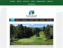 Tablet Screenshot of golfcastlegar.com